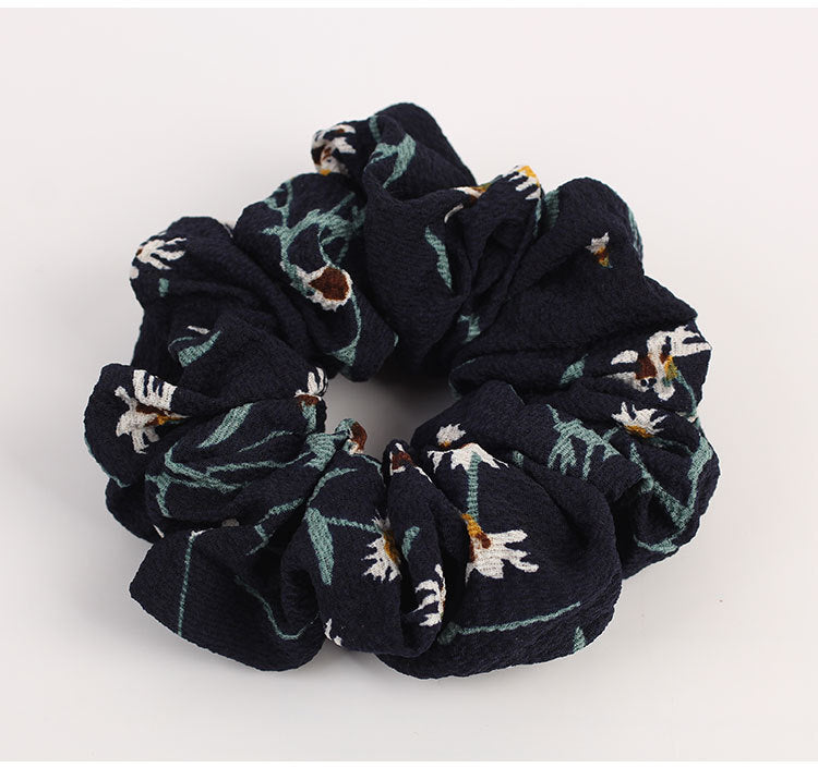 Spring and summer chiffon large intestine circle hair ring women