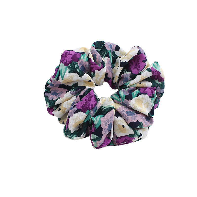 large intestine hair ring 2 pieces of dressing hair rubber forest head flower jewelry