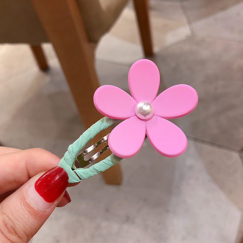 Children's Hair Clip Flower Hair Clip Cute Hair Rope