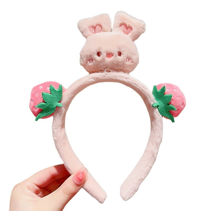 Cartoon Plush Hair Clip Headdress Girl