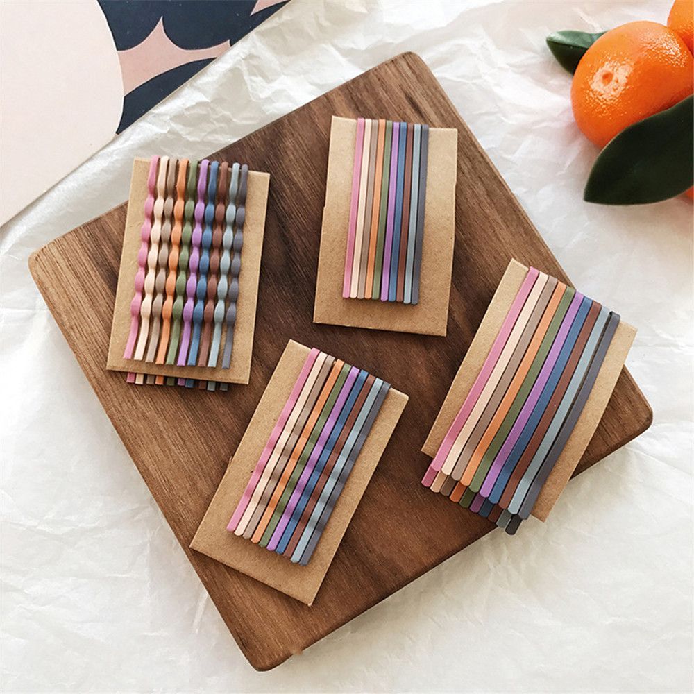 Color frosted hair clip