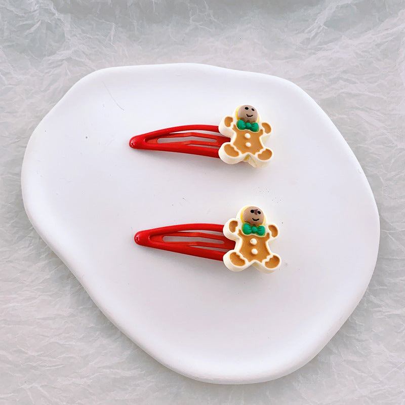 Children's Fashion Simple Christmas Hair Clip