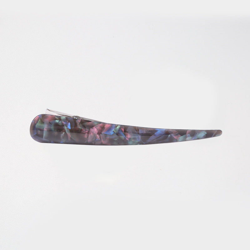 Acrylic hair accessories with long horn clip