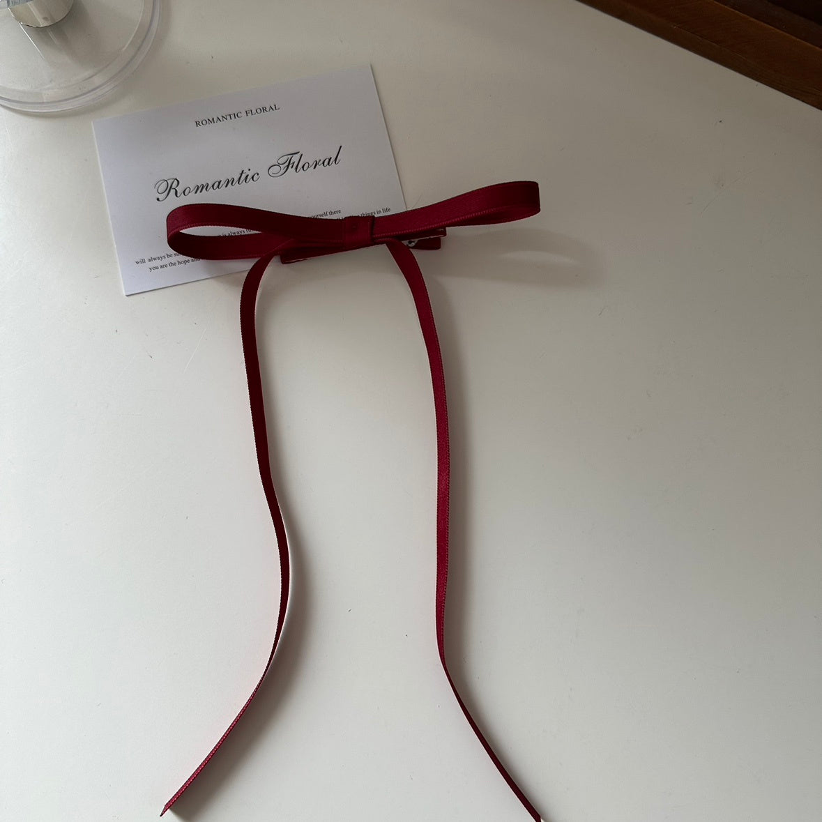 Bow Hair Clip Streamer Headpiece