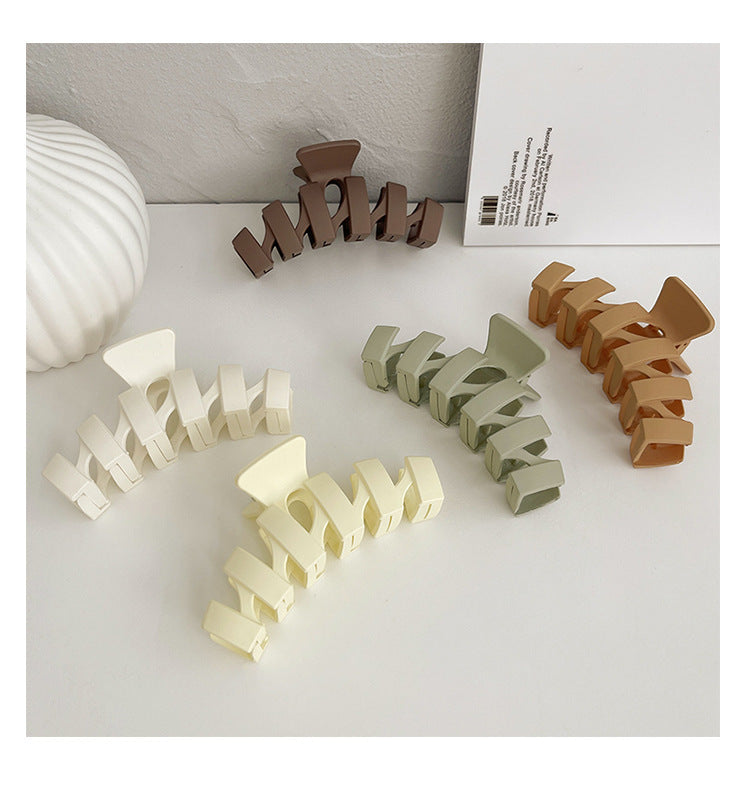 Women's Large Simplicity Grip Frosted Hair Clip