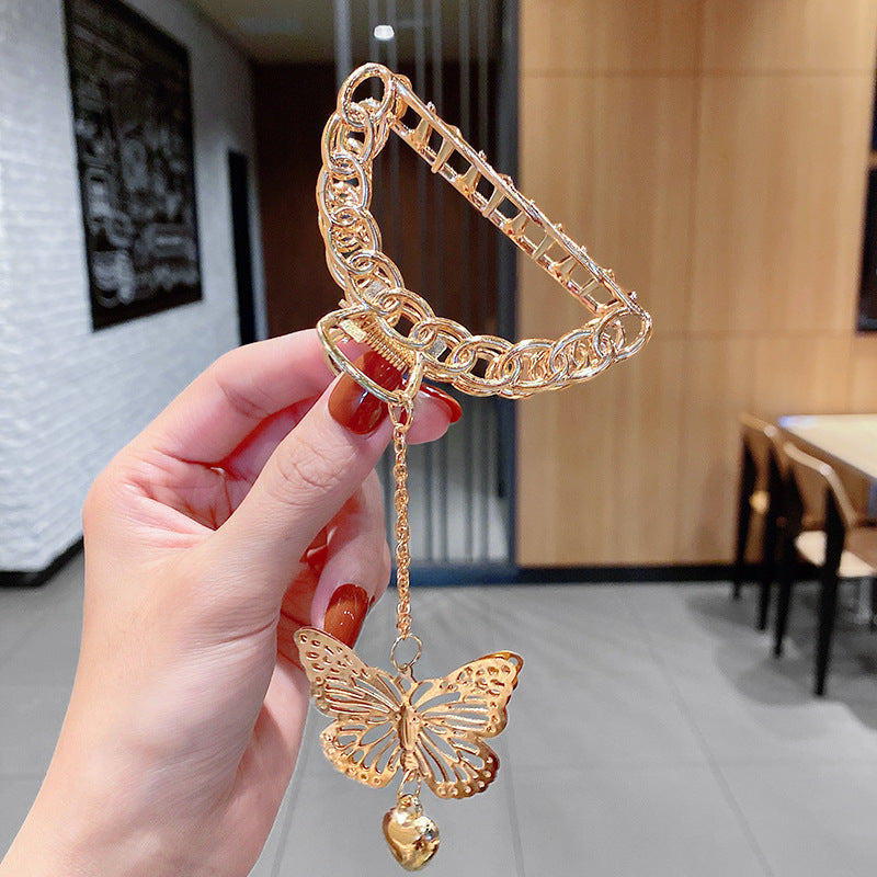 Women's Fashion Three-dimensional Butterfly Pendant Hair Clip