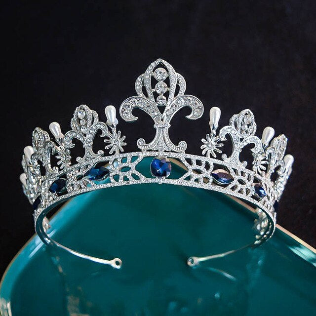 Best Bridal Crown European Queen Retro Crystal Hair Accessories