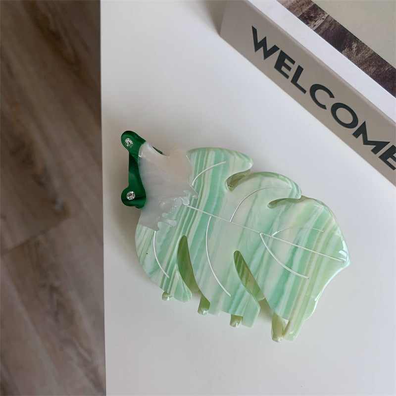Frog Grip Color Matching Hair Claw Shark Clip Hair Accessories