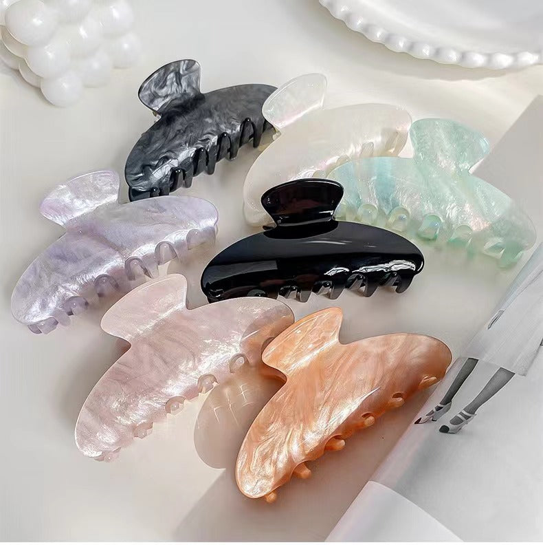 Jaw Clip Women's All-match Fashion Hair Claw Jelly Color