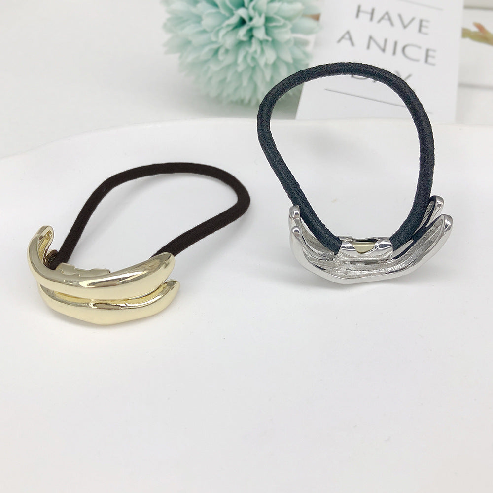 U-shaped Metal Ponytail Hair Ring Advanced Sense Hair-binding