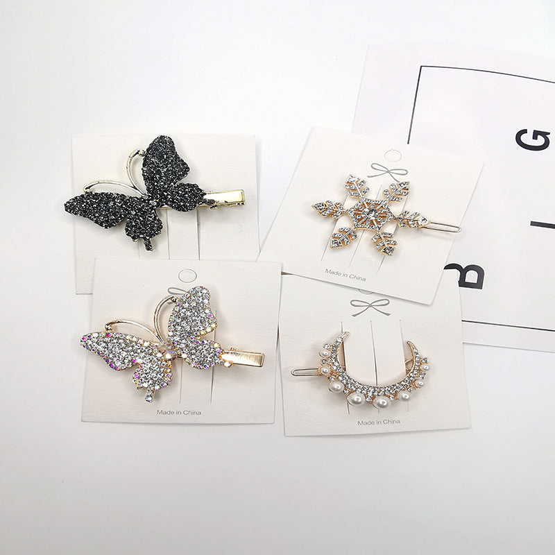 Bow clip does not hurt hair edge clip headpiece clip clip bangs jewelry