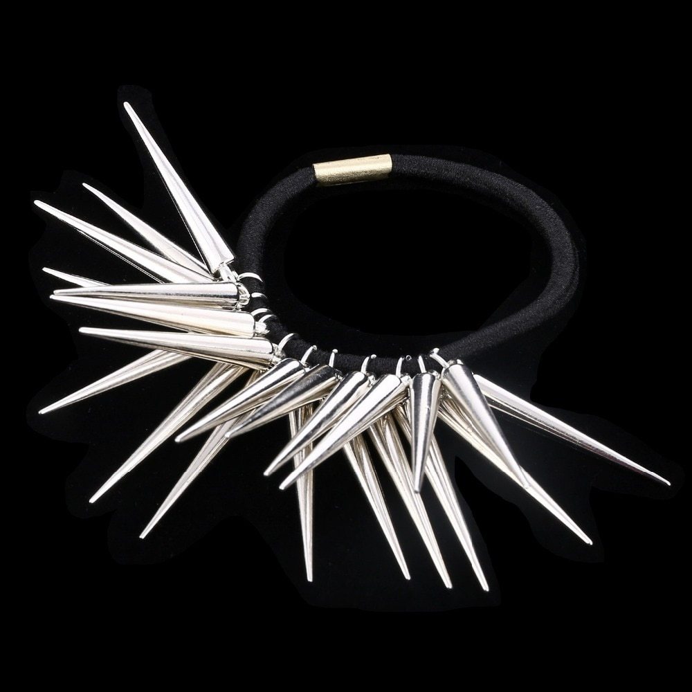Piercing rivet hair ring