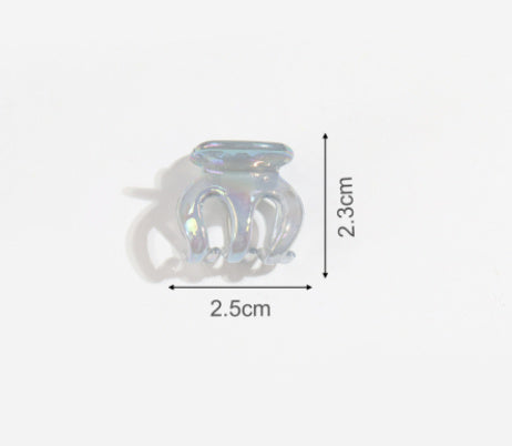 Korean Style Mini Claw Clip 6 Cards Jelly Color Barrettes
