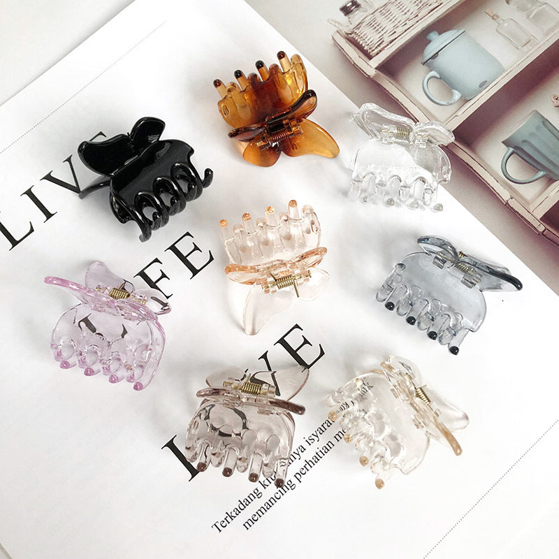 Back Of The Head Hair Clip Cute Side Clip Hair Accessories Half Tail Grab Clip