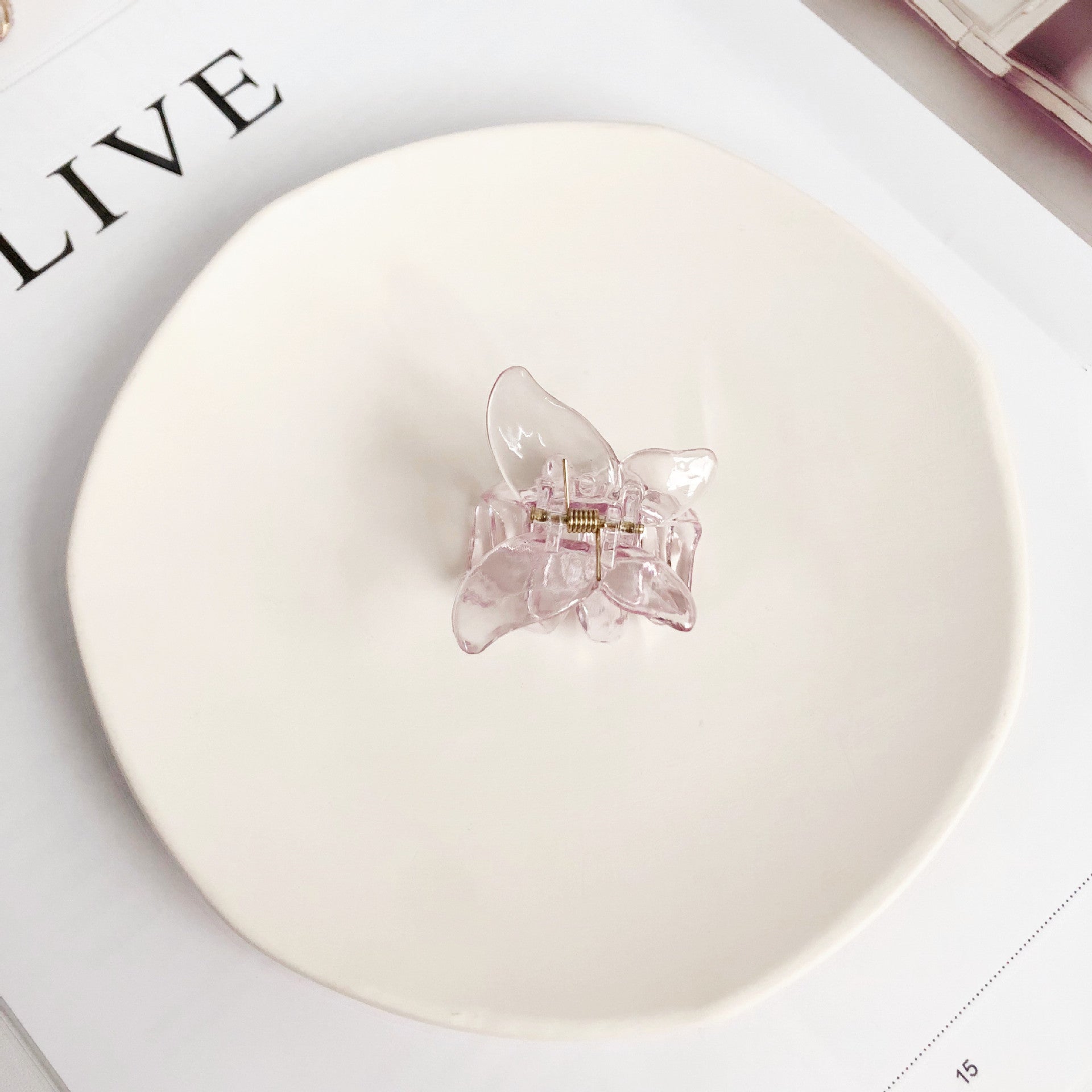 Back Of The Head Hair Clip Cute Side Clip Hair Accessories Half Tail Grab Clip