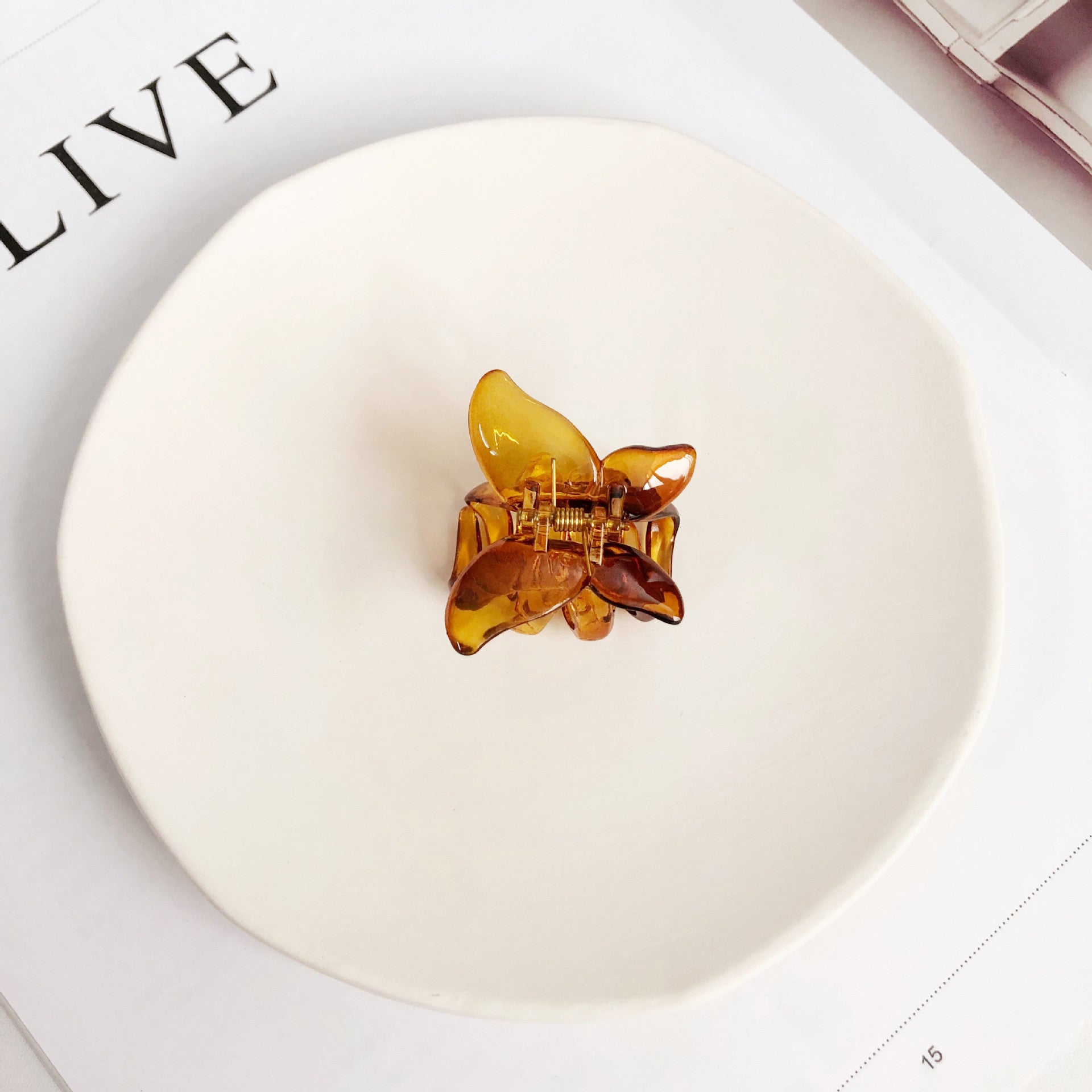Back Of The Head Hair Clip Cute Side Clip Hair Accessories Half Tail Grab Clip