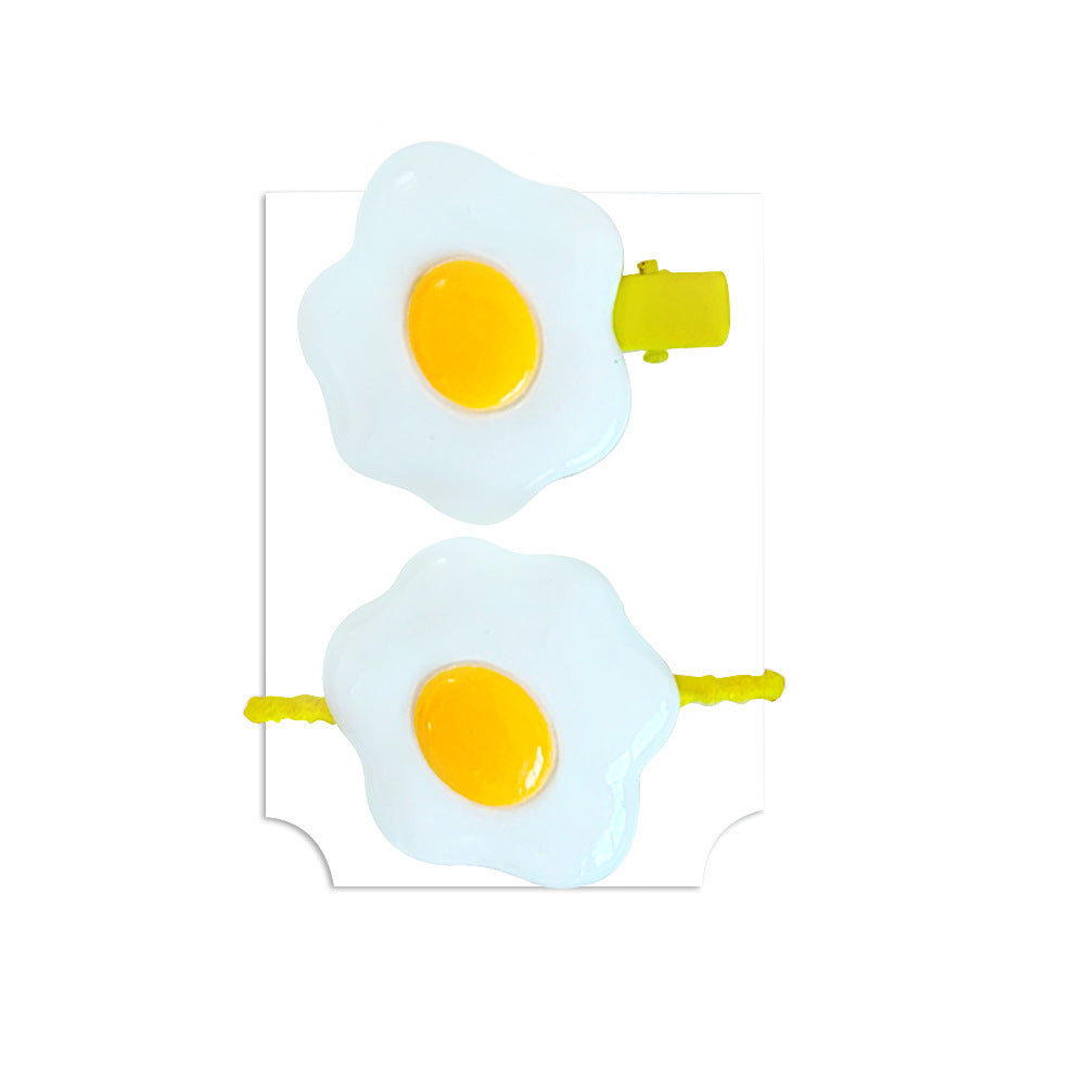 Cute Food Girl Heart Liu Seaside Clip Hair Ring