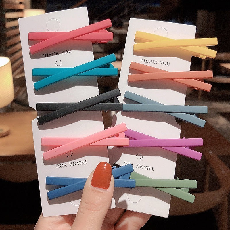 Back Of Head Hairpin Side Clip Top Clip Girl Simple Hairpin Broken Hair Bangs Clip Headdress