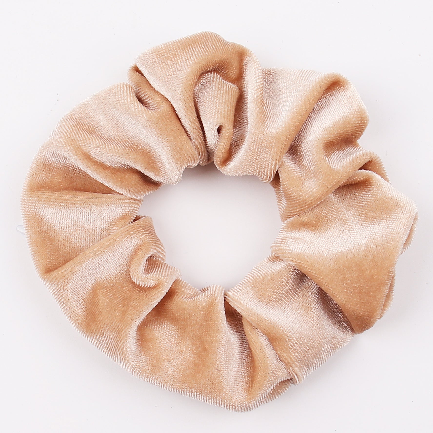 Fashion New Velvet Tencel Pocket wallet Hair Scrunchies Retro Zipper Large Intestine Elastic Hair Band