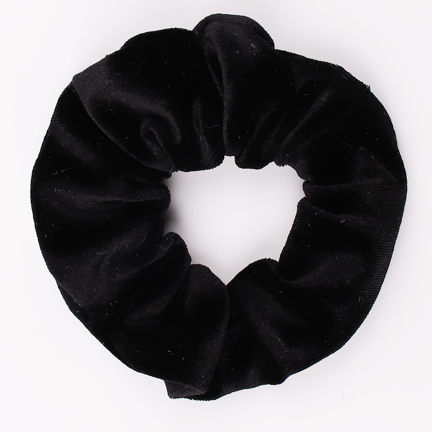 Fashion New Velvet Tencel Pocket wallet Hair Scrunchies Retro Zipper Large Intestine Elastic Hair Band