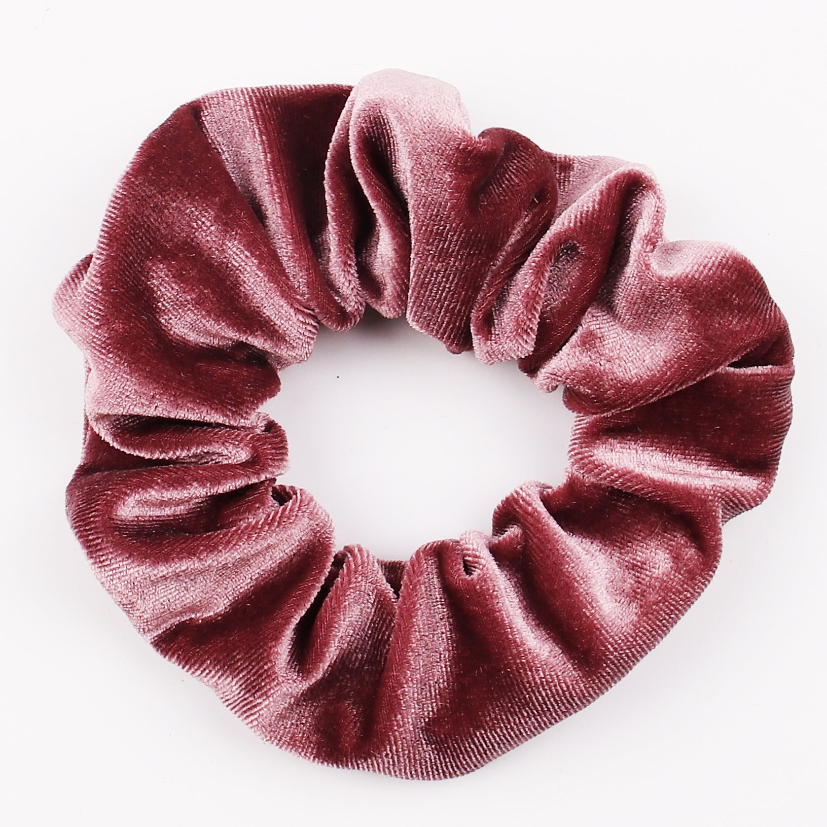 Fashion New Velvet Tencel Pocket wallet Hair Scrunchies Retro Zipper Large Intestine Elastic Hair Band