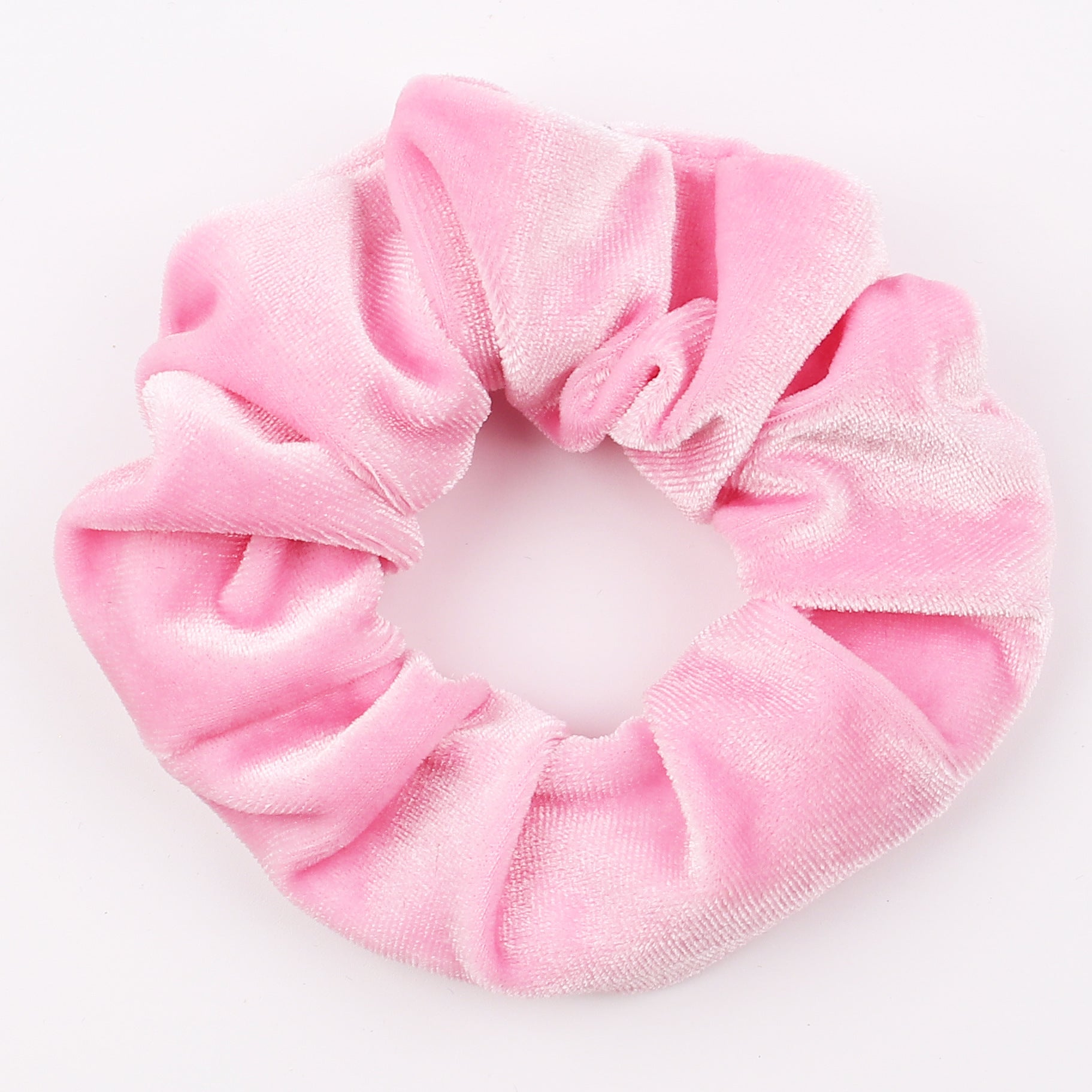 Fashion New Velvet Tencel Pocket wallet Hair Scrunchies Retro Zipper Large Intestine Elastic Hair Band