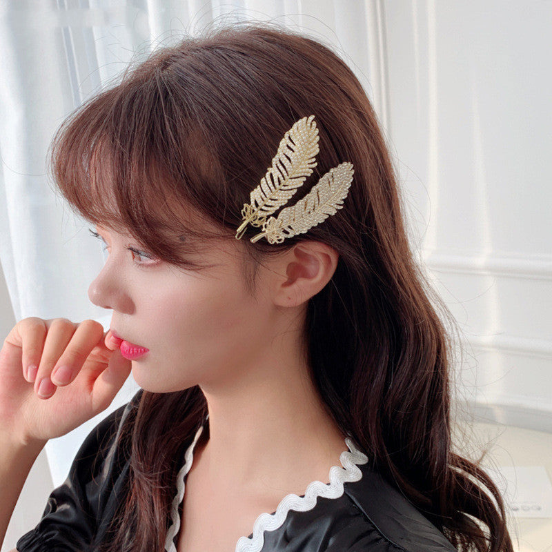 Popular Best Nice Hair Accessories Simple Bangs Clip A Word Clip Hairpin