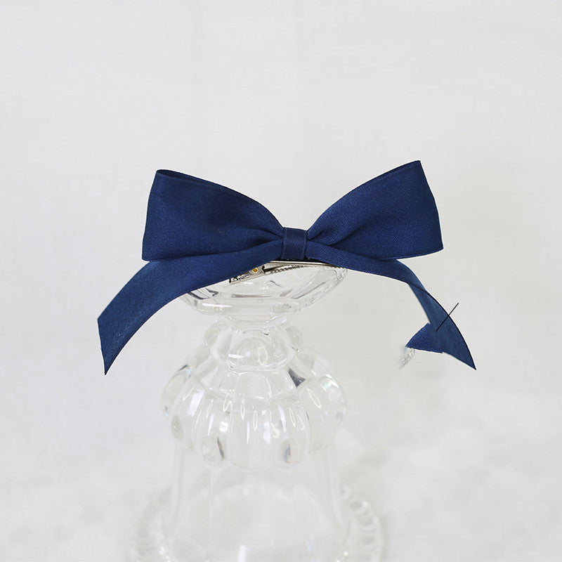 Three-dimensional Red Bow Hairpin Top Clip Headdress Hairpin Adult Hair Accessories