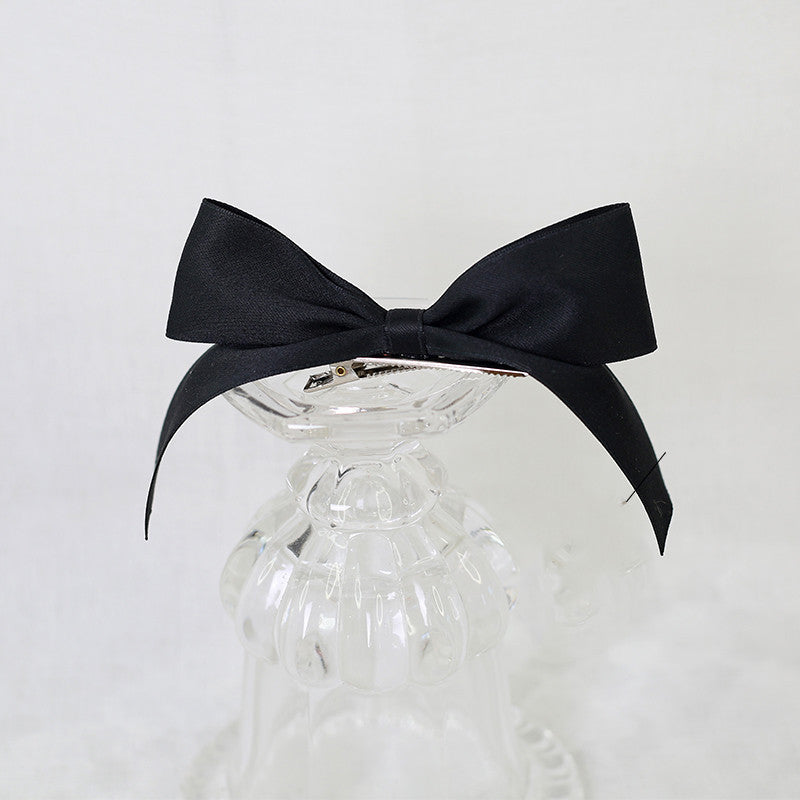 Three-dimensional Red Bow Hairpin Top Clip Headdress Hairpin Adult Hair Accessories