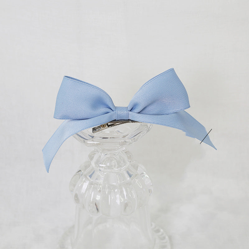 Three-dimensional Red Bow Hairpin Top Clip Headdress Hairpin Adult Hair Accessories
