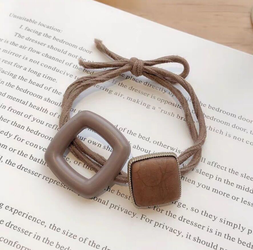 Hair Ring Female Simple Wild Head Rope And Elegant Net Red Forest Female High Elastic Hair Rope