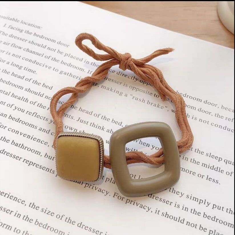 Hair Ring Female Simple Wild Head Rope And Elegant Net Red Forest Female High Elastic Hair Rope