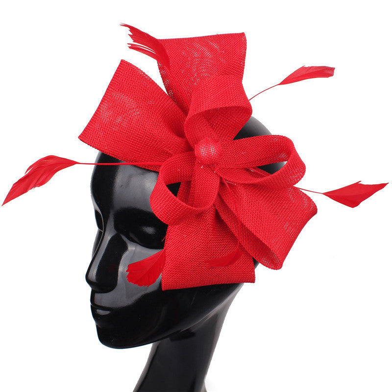 Ladies And Ladies Banquet Ball Hair Accessories Linen Headdress European And American Style