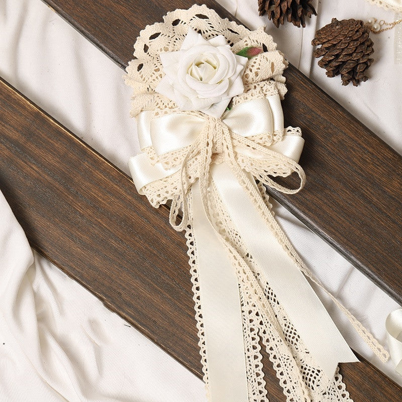 Hairpin Hair Accessories Lace Bow Ribbon Hair Clip Tea Party