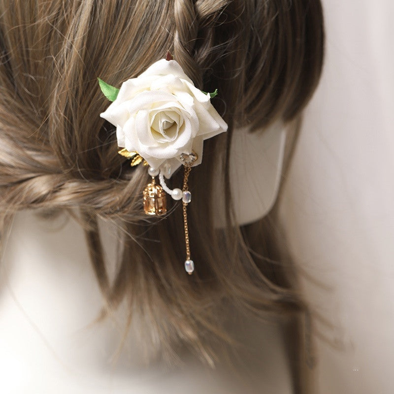 Hairpin Hair Accessories Lace Bow Ribbon Hair Clip Tea Party