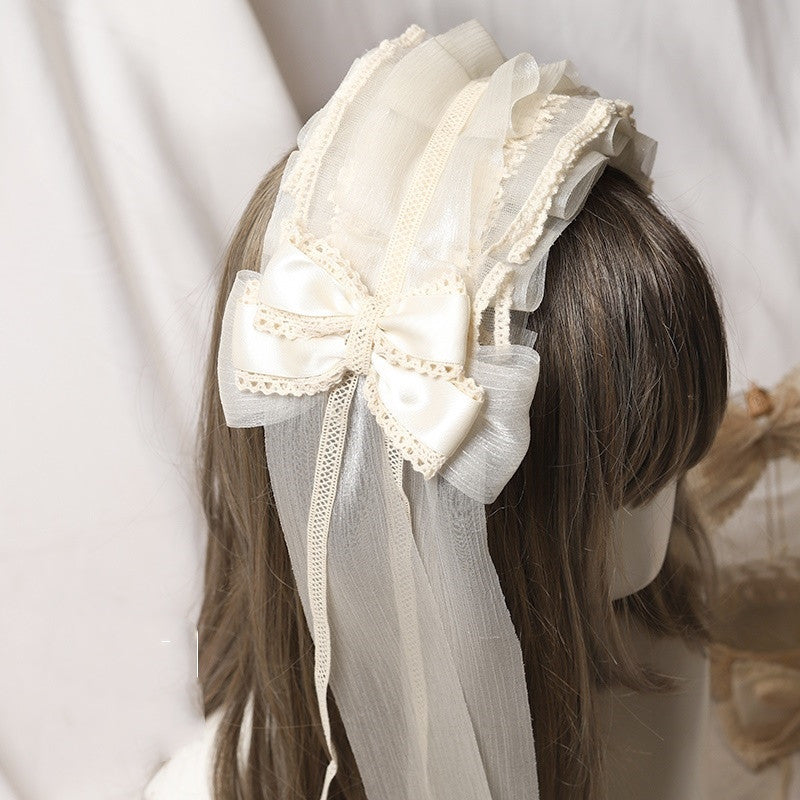 Hairpin Hair Accessories Lace Bow Ribbon Hair Clip Tea Party