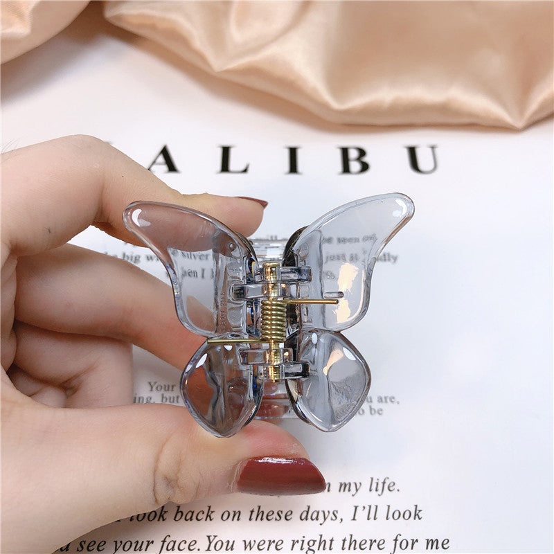 Transparent Butterfly Catch Clip Hair Catch Bangs Clip Hairpin Little Fairy Forest Hair