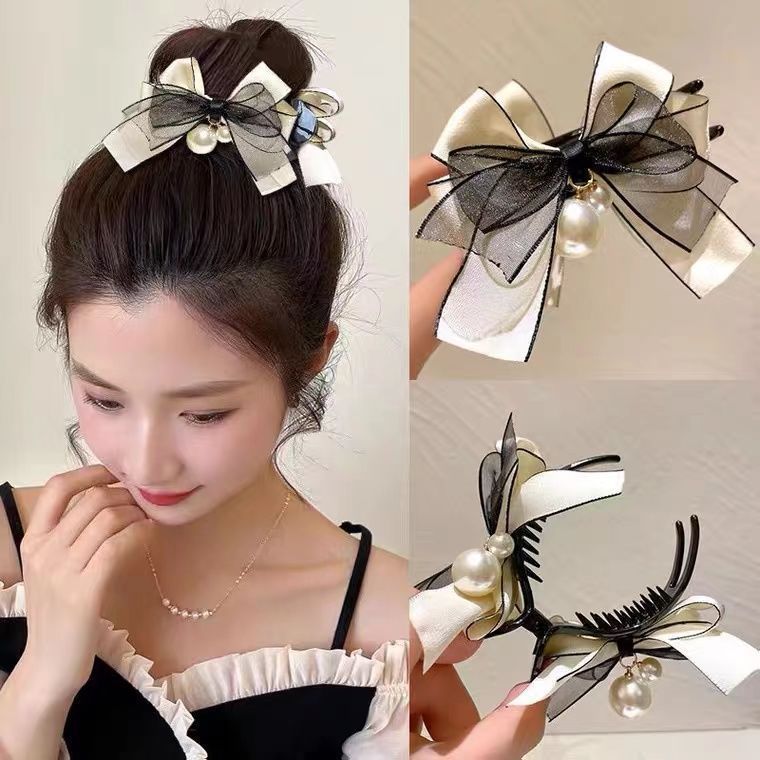 Bow Barrettes High-grade Large Back Head
