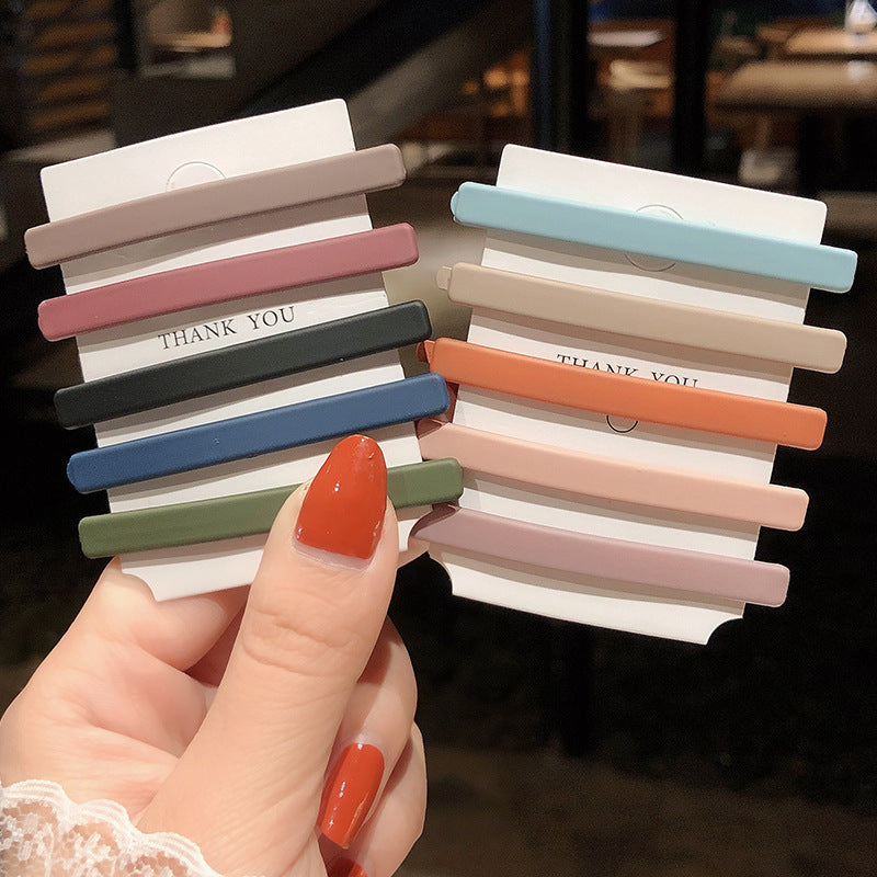One word clip color hair clip
