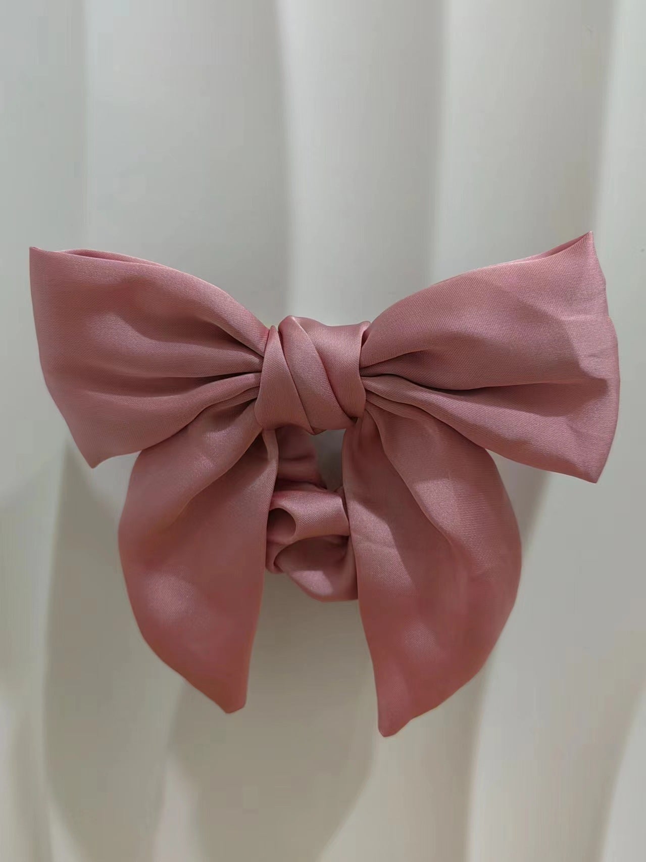 Bow Hair Rope Women's High Ponytail Large Intestine Hair Ring