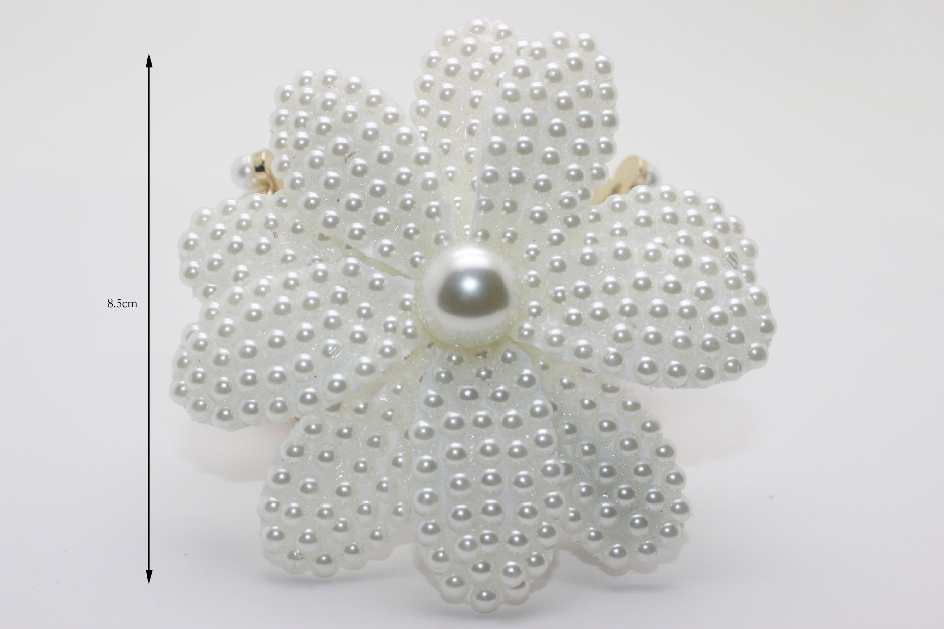 Bow Tiara Pearl Hair Clip