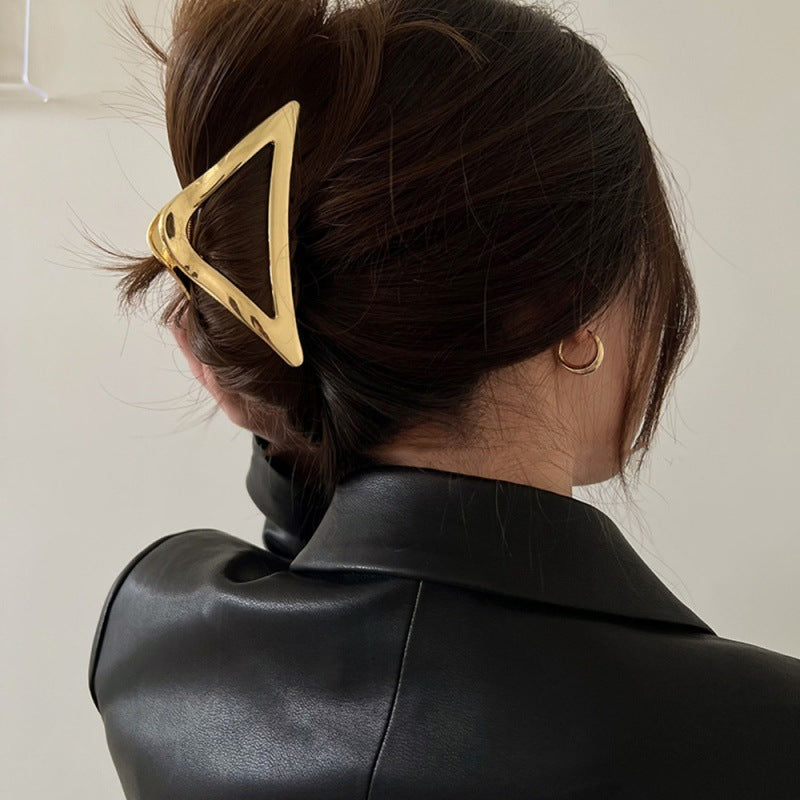 Women's Fashion Triangle Metal Barrettes