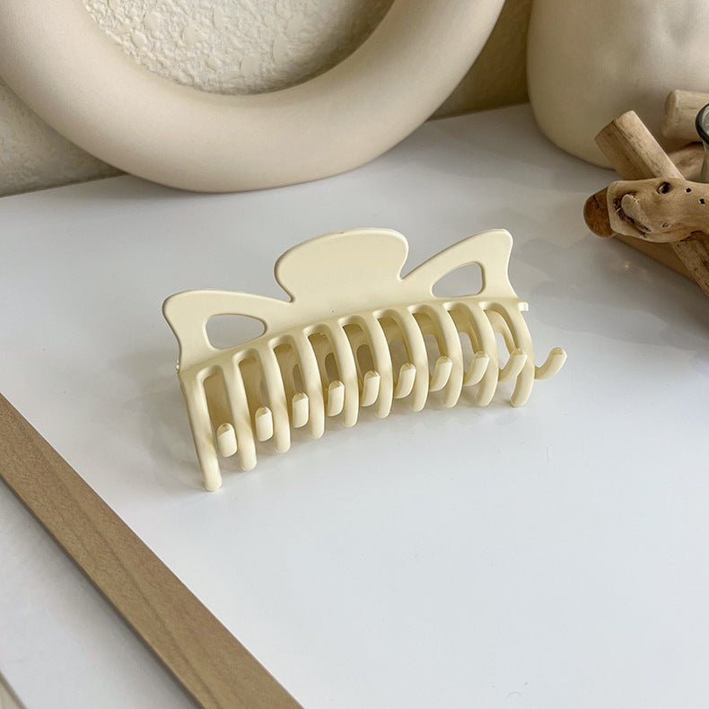 Brown-colored Back Of The Head Large Plate Hair Clip