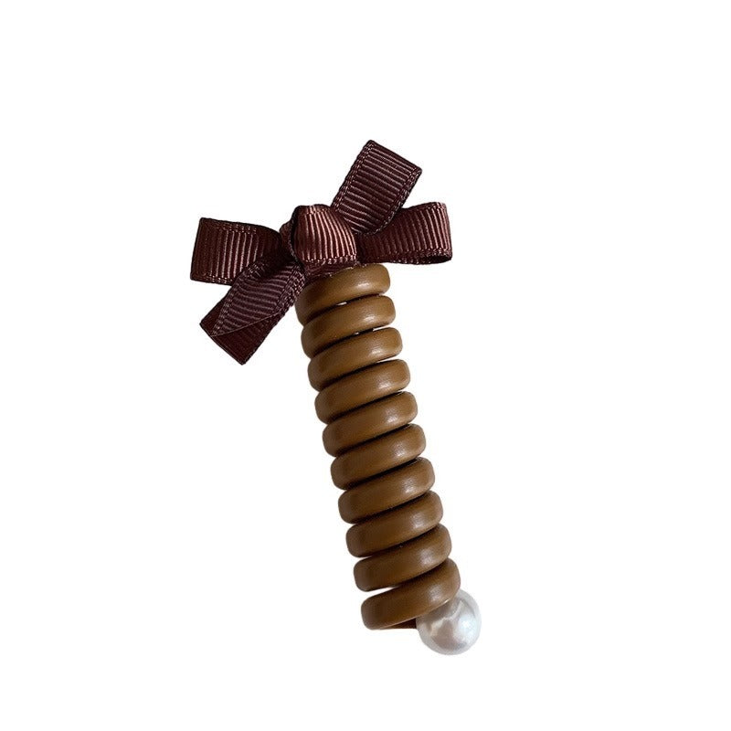 Bow Straight Phone Line Hair Ring Hair Braiding Artifact