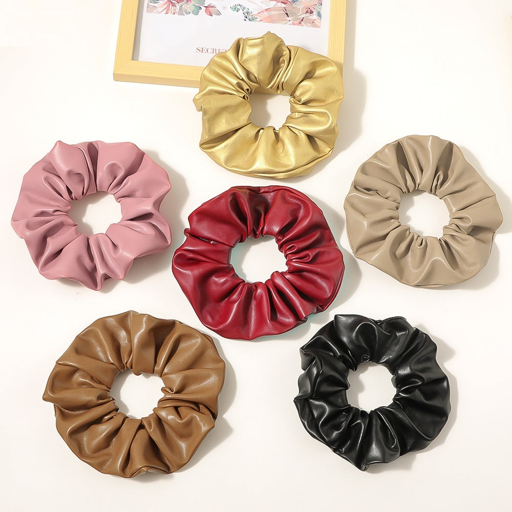 Ponytail New PU Large Intestine Hair Ring
