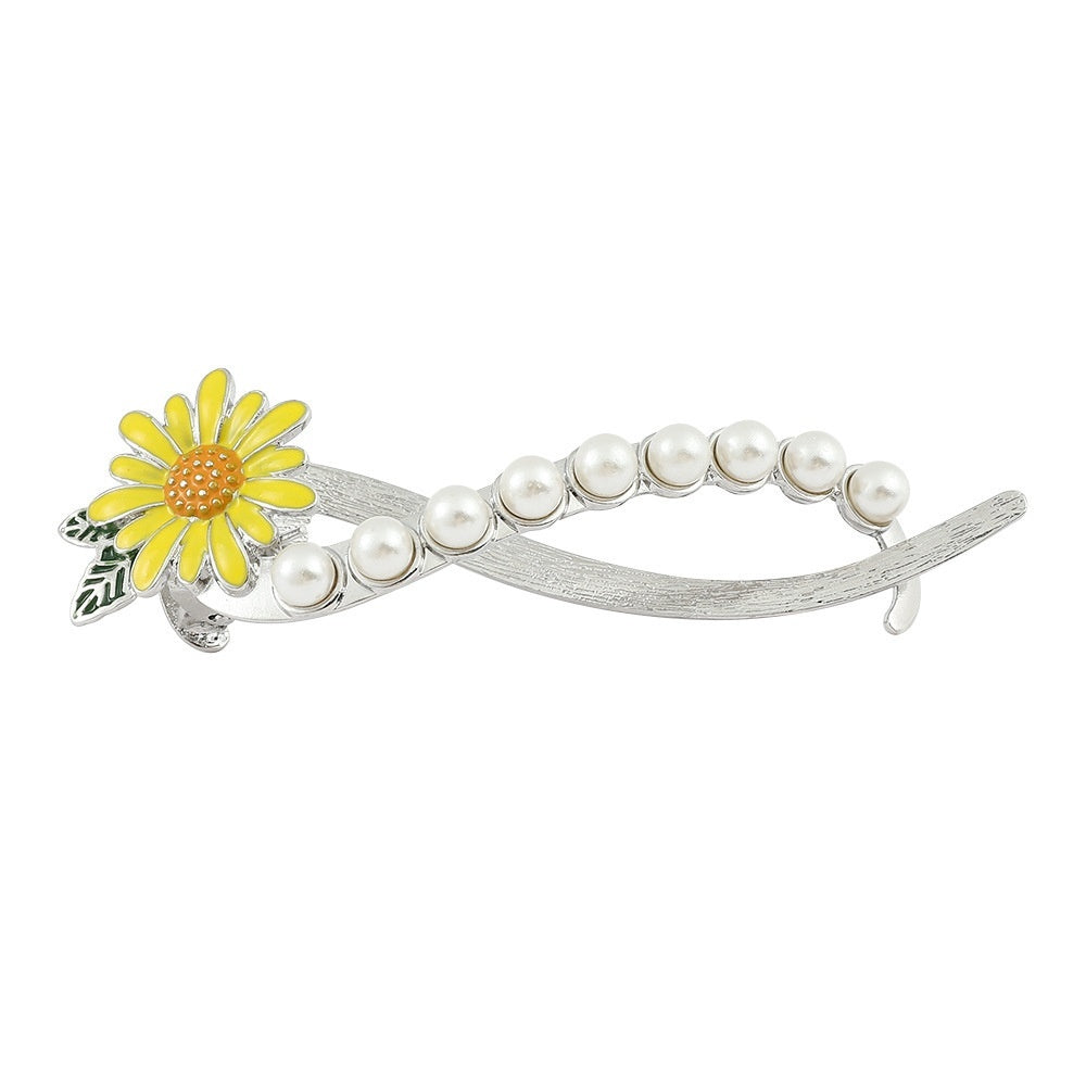 Elegant Graceful Barrettes Lily Flower Hair Claw