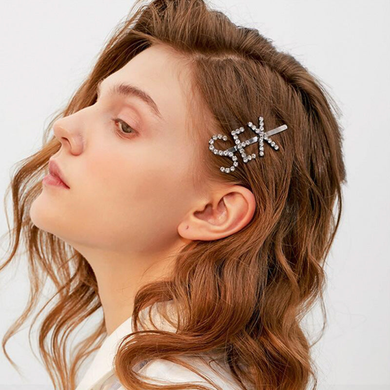Combination DIY Word Clip Hot Selling Side Clip Bang Clip Hairpin Hair Ornaments