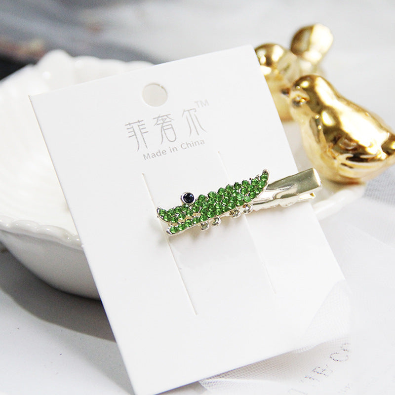 Metal clip rhinestone hair ornament
