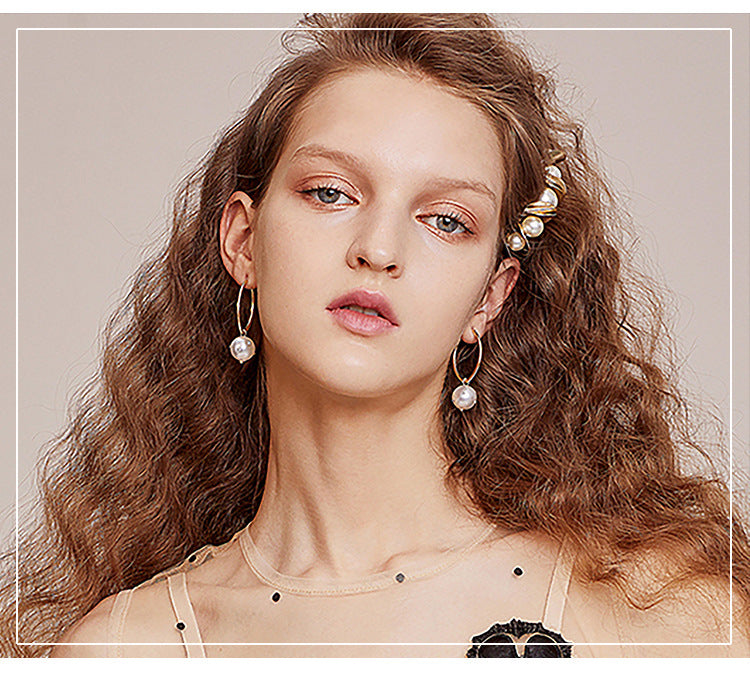 Temperament Wild Pearl Hair Clip