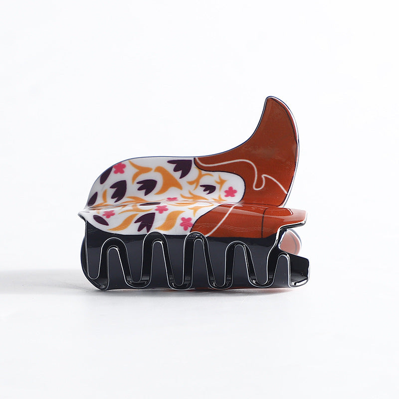 Retro Exotic Acrylic Barrettes